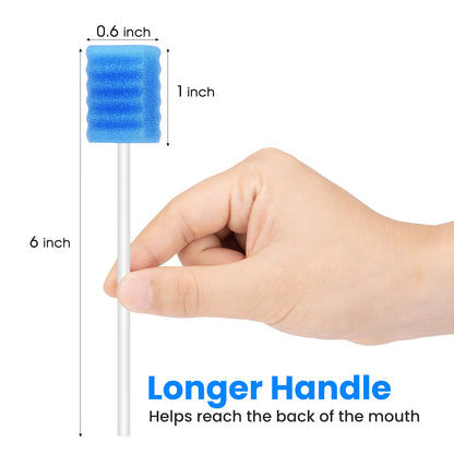 Disposable Oral Swabs - Dental Blue