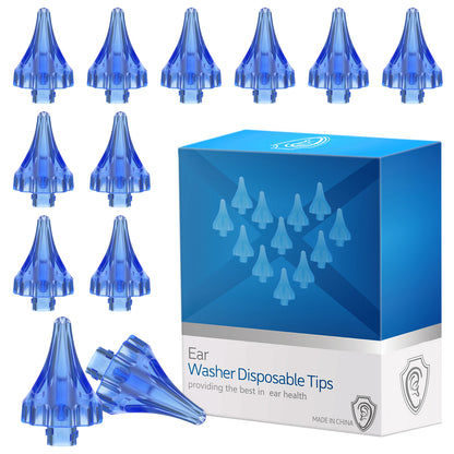 Reusable Tips for Ear Washer - 12 PACKS