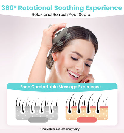 Scalp Massager, Silver