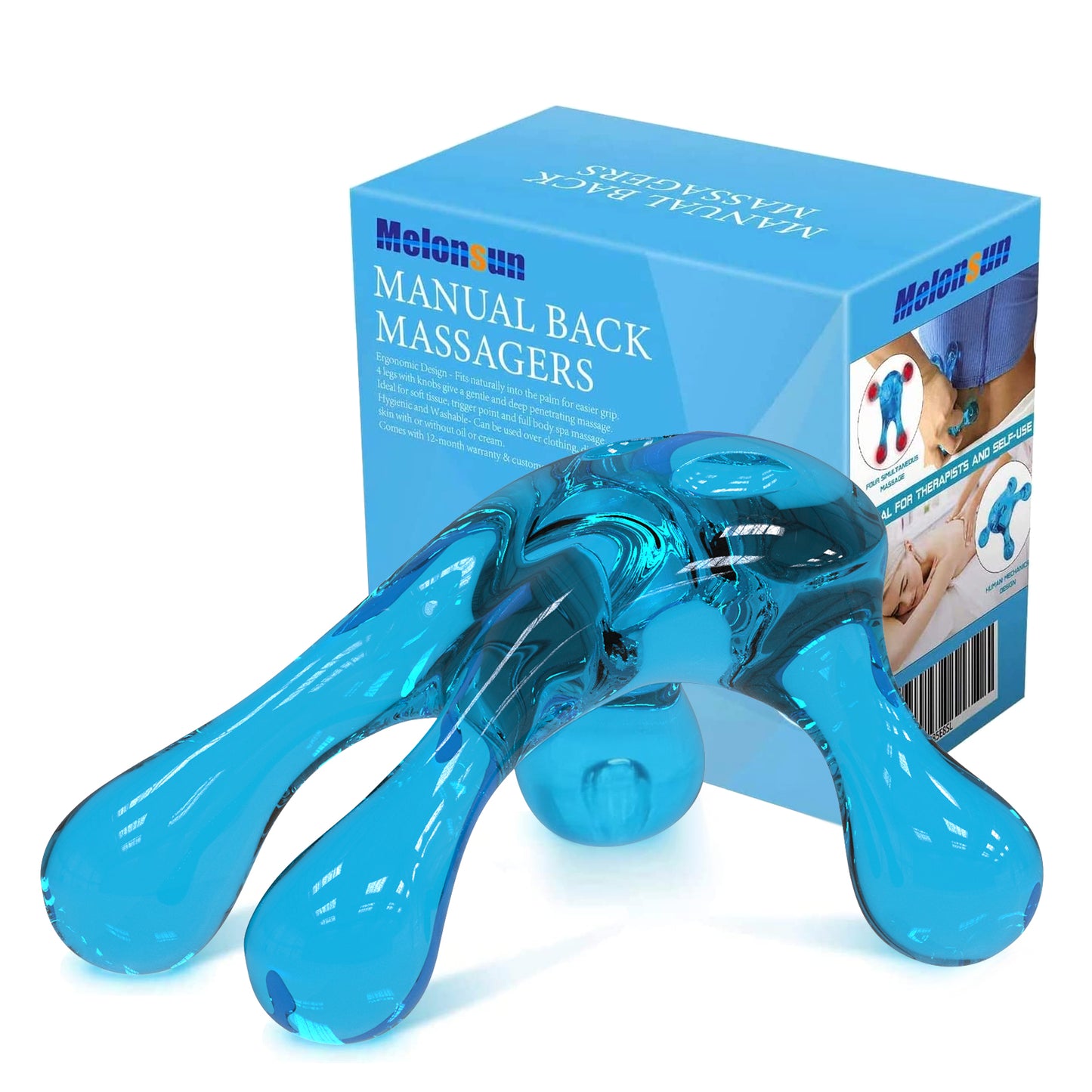 Palm Massage Tool- Sea Blue