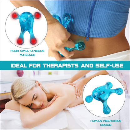 Palm Massage Tool- Sea Blue