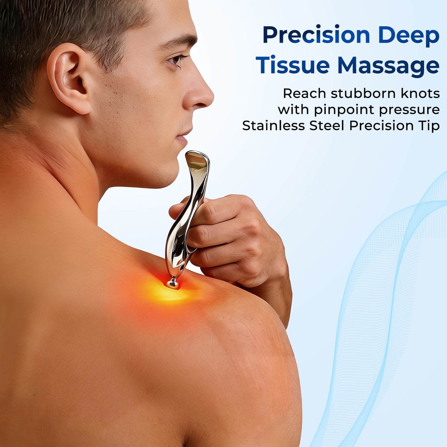 All-in-1 Trigger Point Massage Tool & Gua Sha for Face & Body