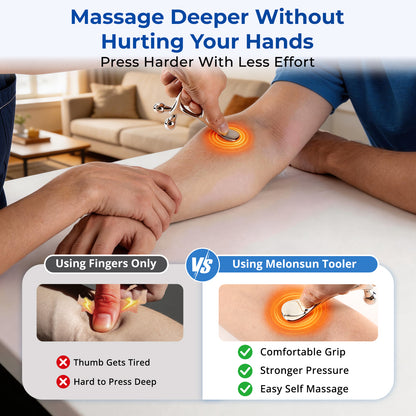All-in-1 Trigger Point Massage Tool & Gua Sha for Face & Body