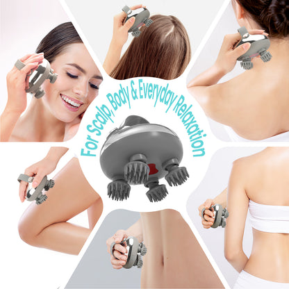 Scalp Massager, Silver