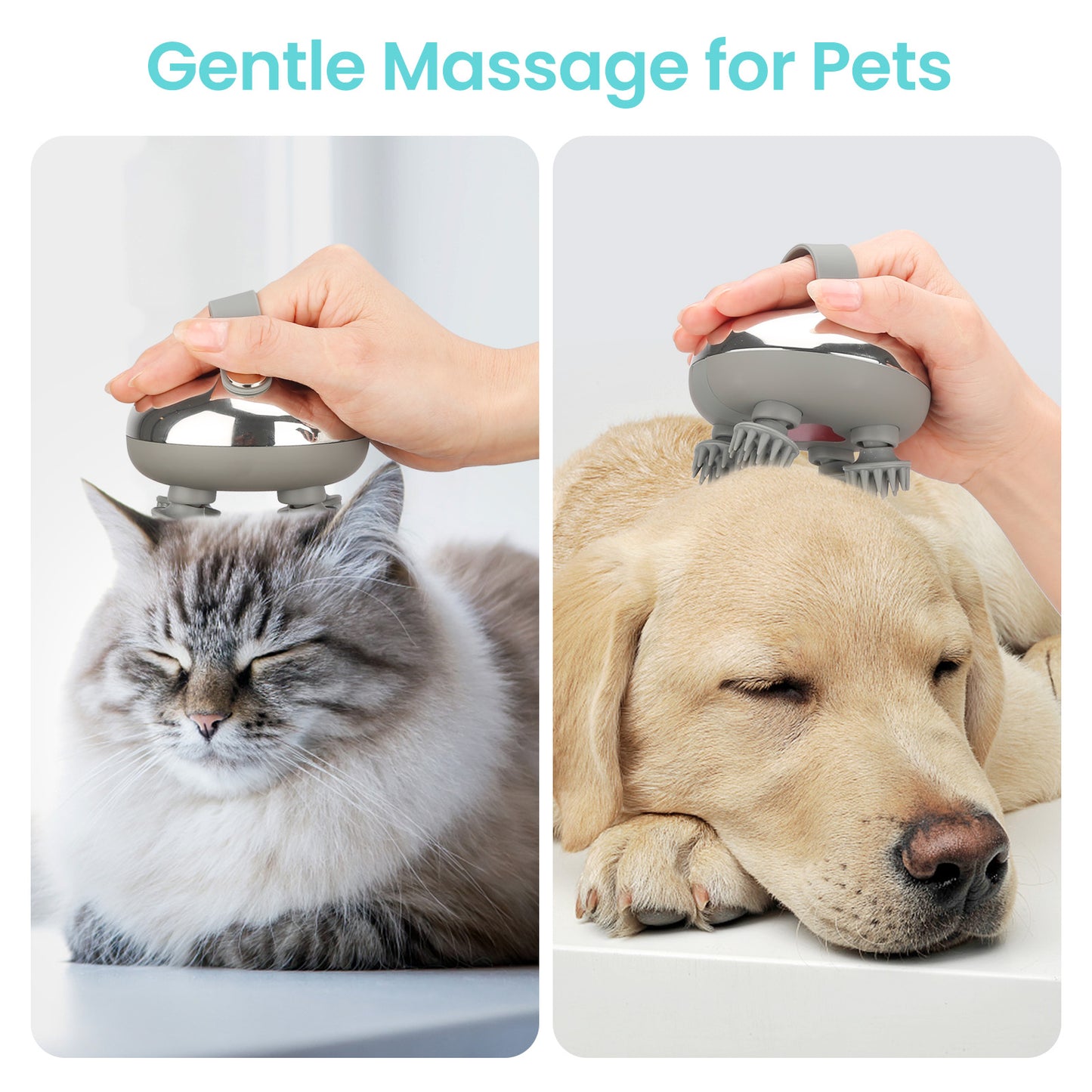 Scalp Massager, Silver